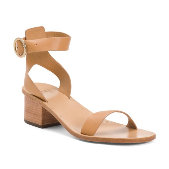 BEEK Made In Mexico Leather Sapphire Heel Sandals